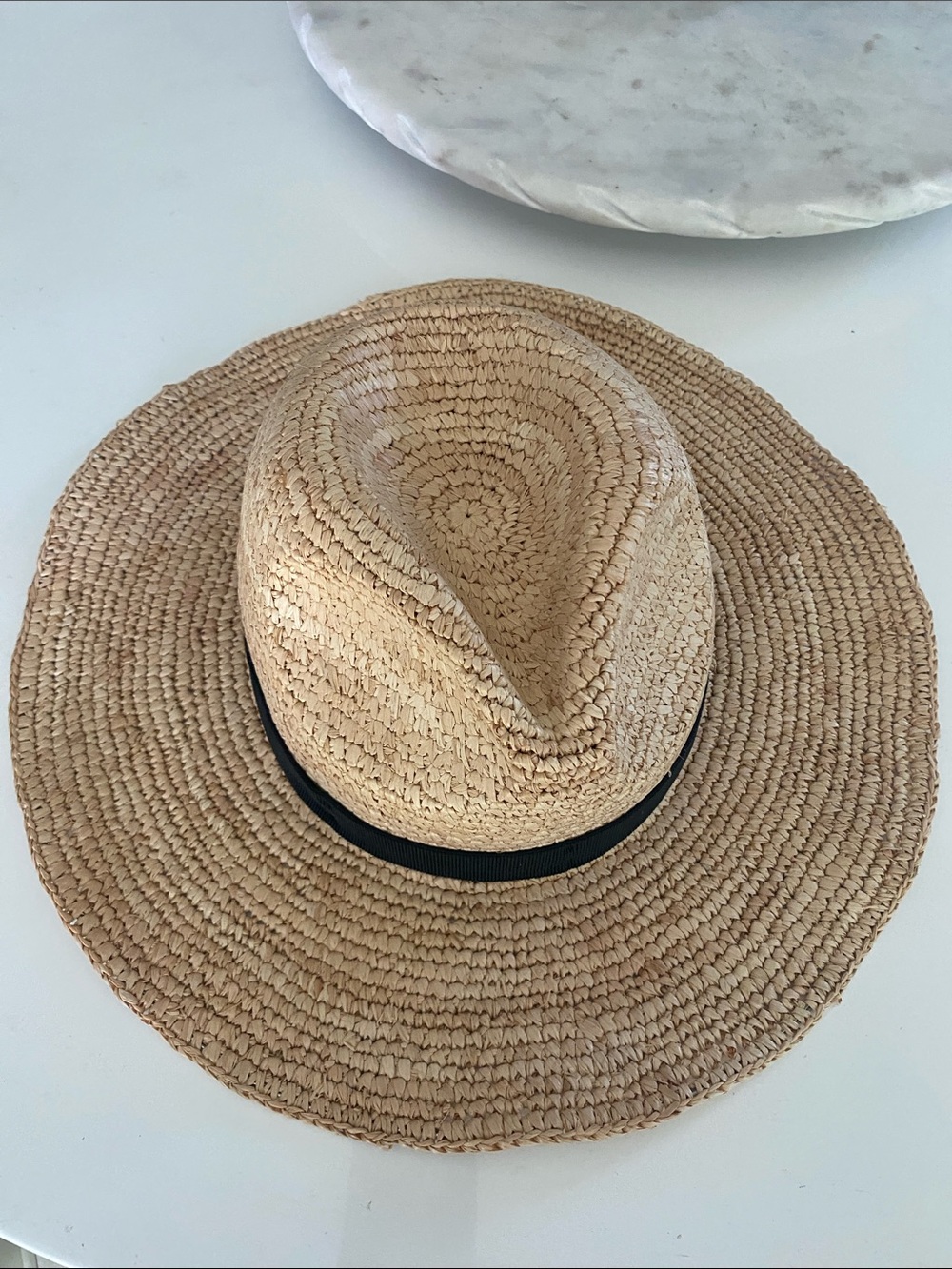 😍J. CREW Wide-brim packable straw hat S/M